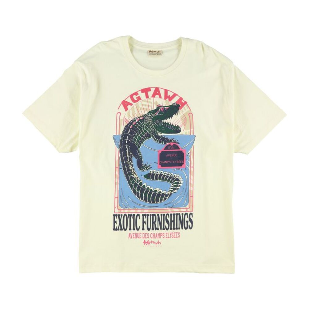 AGtawh Mens Alligator Graphic T-Shirt, NWT